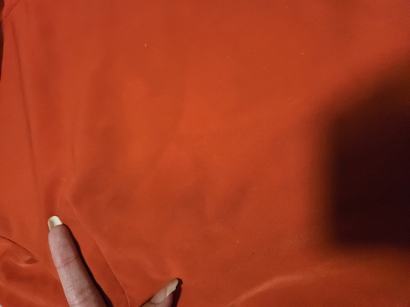 New York & Company red button down collared top size 14 - Picture 6 of 6